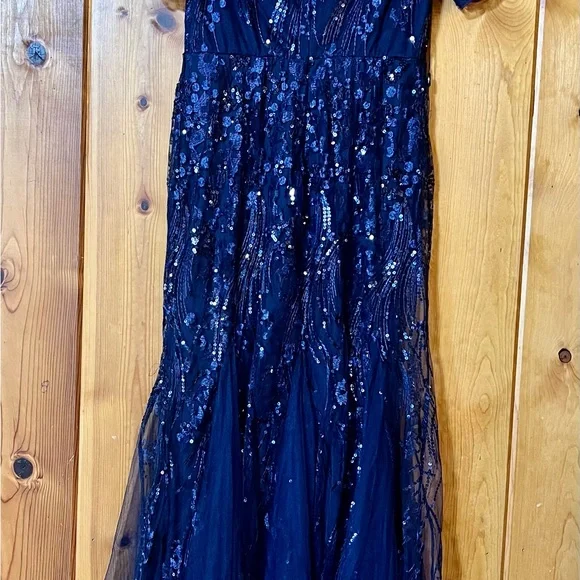 ever pretty navy bridesmaid dresses Navy Chiffon Bridesmaid Dresses Mixed Styles